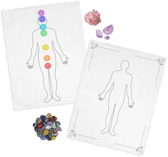 Distance Healing Mat Combo Pack | Distance Chakra Healing, Distance Crystal Healing, Distance Healing Chart, Gift For Healer, Reiki, Chakra