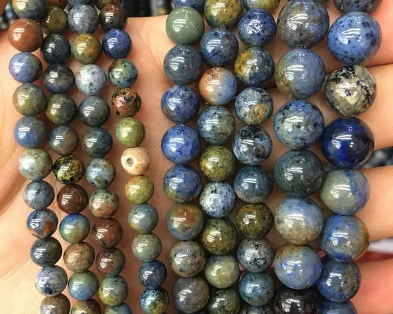 A+ Rainbow Dumortierite Beads,natural Gemstone Beads, Round Stone Beads 6mm 8mm 10mm 12mm 15''