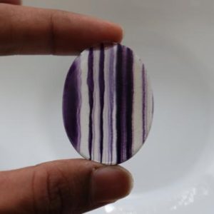 Shop Fluorite Cabochons! Natural Purple Flourite Cabochon Gemstone Flourite gemstone Flourite Cabochon Jewelry Making AAA+++ Quality Dimensions-48x35x7mm Wt-21.5gm.. | Natural genuine stones & crystals in various shapes & sizes. Buy raw cut, tumbled, or polished gemstones for making jewelry or crystal healing energy vibration raising reiki stones. #crystals #gemstones #crystalhealing #crystalsandgemstones #energyhealing #affiliate #ad