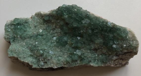 Fluorite Natural Stone, Natural Green Fluorite Specimen,healing Stone, Raw Stone, Healing Crystal, Spiritual Stone, Meditation
