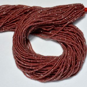 Shop Garnet Rondelle Beads! 5 Strands, Genuine Red Garnet Rondelle Beads,Red Garnet Gemstone Beads Rondelle Loose Beads, Gemstone Bead 2mm 12.5inch Long Strand | Natural genuine rondelle Garnet beads for beading and jewelry making.  #jewelry #beads #beadedjewelry #diyjewelry #jewelrymaking #beadstore #beading #affiliate #ad