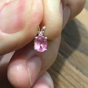 Shop Pink Sapphire Pendants! Genuine Unheated Pink Sapphire Pendant | Natural genuine Pink Sapphire pendants. Buy crystal jewelry, handmade handcrafted artisan jewelry for women.  Unique handmade gift ideas. #jewelry #beadedpendants #beadedjewelry #gift #shopping #handmadejewelry #fashion #style #product #pendants #affiliate #ad