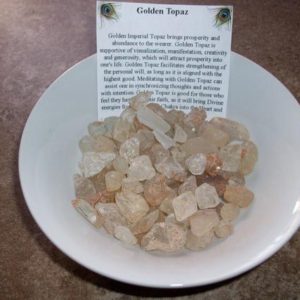 Shop Topaz Stones & Crystals! Golden Topaz Rough/Tumbled Chipstones (2 Stones) | Natural genuine stones & crystals in various shapes & sizes. Buy raw cut, tumbled, or polished gemstones for making jewelry or crystal healing energy vibration raising reiki stones. #crystals #gemstones #crystalhealing #crystalsandgemstones #energyhealing #affiliate #ad