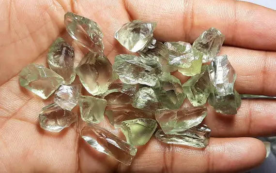 Green Amethyst Rough Gemstone,amethyst Specimens,green Amethyst Rough,raw Material,crystal Quartz Rough For Earing, Ring And Jewelry Making.