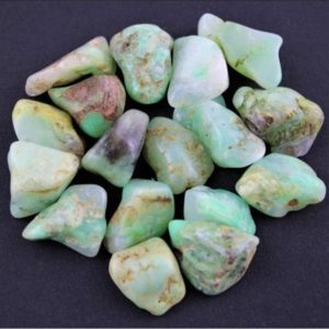Shop Tumbled Chrysoprase Crystals & Pocket Stones! Green CHRYSOPRASE Tumbled Stone 1pc Western Australia Crystal Healing Quality Chakra Reiki A+ | Natural genuine stones & crystals in various shapes & sizes. Buy raw cut, tumbled, or polished gemstones for making jewelry or crystal healing energy vibration raising reiki stones. #crystals #gemstones #crystalhealing #crystalsandgemstones #energyhealing #affiliate #ad