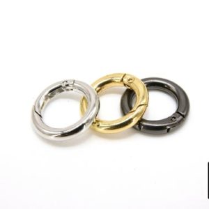 Shop Findings for Jewelry Making! Gunmetal Black Plated Clasp Ring Connector 20 mm Jewelry Clasps in Gold, Silver, Black Ring Clips | Shop jewelry making and beading supplies, tools & findings for DIY jewelry making and crafts. #jewelrymaking #diyjewelry #jewelrycrafts #jewelrysupplies #beading #affiliate #ad