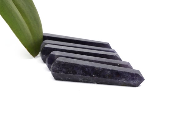 Iolite Crystal Wand - Polished Crystal, Stone Of Visions, 3rd Eye Crystal, Crystal Healing, Psychic Stone