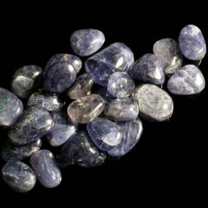 Shop Iolite Stones & Crystals! Iolite Tumbled | Natural genuine stones & crystals in various shapes & sizes. Buy raw cut, tumbled, or polished gemstones for making jewelry or crystal healing energy vibration raising reiki stones. #crystals #gemstones #crystalhealing #crystalsandgemstones #energyhealing #affiliate #ad