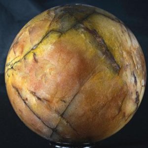 Shop Jasper Shapes! Cherry Creek Jasper / Red Creek Jasper Sphere  5.5"  weighs 8.03 Pounds | Natural genuine stones & crystals in various shapes & sizes. Buy raw cut, tumbled, or polished gemstones for making jewelry or crystal healing energy vibration raising reiki stones. #crystals #gemstones #crystalhealing #crystalsandgemstones #energyhealing #affiliate #ad