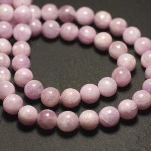 Shop Kunzite Bead Shapes! 2pc – Perles de Pierre – Kunzite rose Boules 8mm – 8741140016637 | Natural genuine other-shape Kunzite beads for beading and jewelry making.  #jewelry #beads #beadedjewelry #diyjewelry #jewelrymaking #beadstore #beading #affiliate #ad