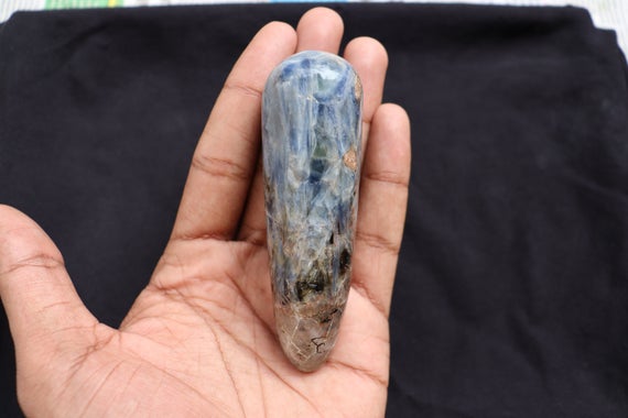 Blue Kyanite Crystal Wand Confidence Stone, Kyanite Healing Crystal Blue Natural Crystal, Rough Kyanite, Rough Crystal, Kyanite Chakra