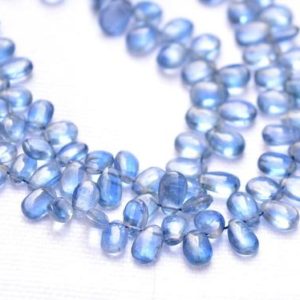 Shop Kyanite Shapes! Blue Kyanite Briolettes, Kyanite Loose Gemstone,Smooth Kyanite Briolettes, Pear Shape Briolettes, 4x5mm – 6x9mm Bead Size #PP4024 | Natural genuine stones & crystals in various shapes & sizes. Buy raw cut, tumbled, or polished gemstones for making jewelry or crystal healing energy vibration raising reiki stones. #crystals #gemstones #crystalhealing #crystalsandgemstones #energyhealing #affiliate #ad