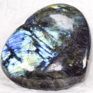 Shop Labradorite Shapes! Labradorite Heart Weighs  3.09 pounds | Natural genuine stones & crystals in various shapes & sizes. Buy raw cut, tumbled, or polished gemstones for making jewelry or crystal healing energy vibration raising reiki stones. #crystals #gemstones #crystalhealing #crystalsandgemstones #energyhealing #affiliate #ad