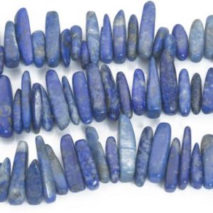 royal blue lapis lazuli stick beads -natural  gemstone dagger beads – real lapis lazuli beads – genuine lapis lazuli beads – 22-14mm -15inch | Natural genuine beads Array beads for beading and jewelry making.  #jewelry #beads #beadedjewelry #diyjewelry #jewelrymaking #beadstore #beading #affiliate #ad