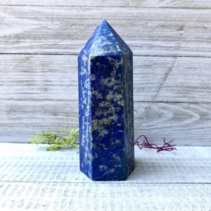 Large Lapis Lazuli Crystal Tower | Natural genuine stones & crystals in various shapes & sizes. Buy raw cut, tumbled, or polished gemstones for making jewelry or crystal healing energy vibration raising reiki stones. #crystals #gemstones #crystalhealing #crystalsandgemstones #energyhealing #affiliate #ad