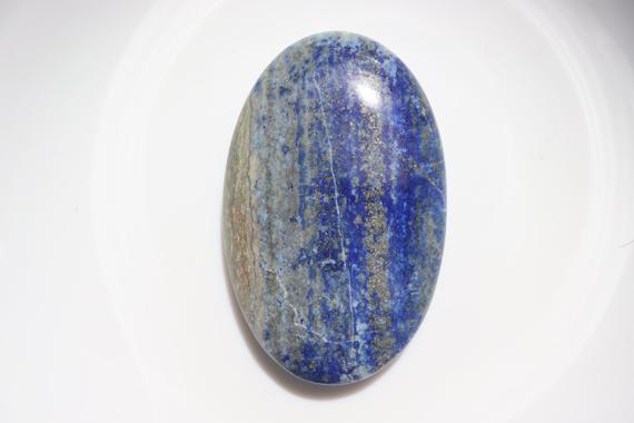 Xl Lapis Lazuli Palm Stone, Madani Lapis Lazuli Natural Untreated Undyed Tumbled Polished Pocket Stone, Blue And Gold Crystal Tumble Xl Lapis Lazuli Palm Stone, Madani Lapis Lazuli Natural Untreated Undyed Tumbled Polished Pocket Stone, Blue And Gold Crystal Tumble