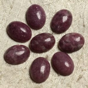 1pc – Cabochon de Pierre – Lépidolite Ovale 16x12mm   4558550020628 | Natural genuine stones & crystals in various shapes & sizes. Buy raw cut, tumbled, or polished gemstones for making jewelry or crystal healing energy vibration raising reiki stones. #crystals #gemstones #crystalhealing #crystalsandgemstones #energyhealing #affiliate #ad