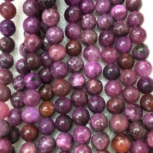 Shop Lepidolite Round Beads! Purple Lepidolite Beads, Natural Gemstone Beads, Round Stone Beads For Jewelry Making 6mm 8mm 10mm 15'' | Natural genuine round Lepidolite beads for beading and jewelry making.  #jewelry #beads #beadedjewelry #diyjewelry #jewelrymaking #beadstore #beading #affiliate #ad