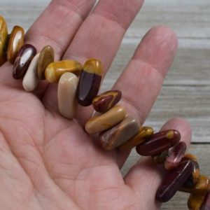 Shop Mookaite Jasper Chip & Nugget Beads! Mookaite Jasper Polished Nuggets / Beads – 5 x 13 x 4mm – 8 x 30 x 8mm | Natural genuine chip Mookaite Jasper beads for beading and jewelry making.  #jewelry #beads #beadedjewelry #diyjewelry #jewelrymaking #beadstore #beading #affiliate #ad