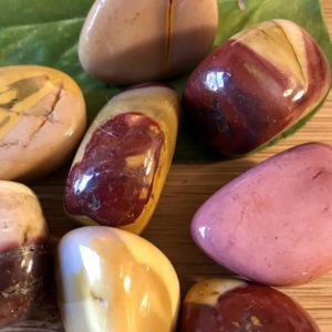 Tumbled Mookaite Stones Set with Gift Bag and Note | Natural genuine stones & crystals in various shapes & sizes. Buy raw cut, tumbled, or polished gemstones for making jewelry or crystal healing energy vibration raising reiki stones. #crystals #gemstones #crystalhealing #crystalsandgemstones #energyhealing #affiliate #ad