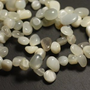 Shop Moonstone Chip & Nugget Beads! 10pc – stone beads – white Moonstone grey seed beads 8-15mm – 8741140016323 Chips | Natural genuine chip Moonstone beads for beading and jewelry making.  #jewelry #beads #beadedjewelry #diyjewelry #jewelrymaking #beadstore #beading #affiliate #ad