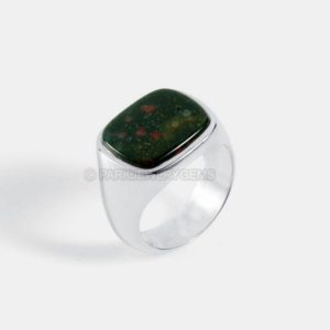 Shop Bloodstone Rings! Natural Bloodstone Ring Silver| Sterling Silver Ring Cushion Signet Ring| Engagement Ring|Unisex Silver Ring|Gifts For Her |Anniversary Ring | Natural genuine Bloodstone rings, simple unique alternative gemstone engagement rings. #rings #jewelry #bridal #wedding #jewelryaccessories #engagementrings #weddingideas #affiliate #ad
