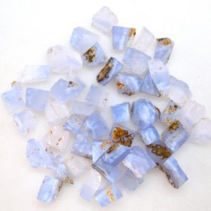 Shop Blue Lace Agate Chip & Nugget Beads! Natural Chocolate Moonstone Round Rose Cuts Gemstone, 8 to 10 mm, Moonstone Round Jewelry Making Gemstone, Flat Back Stone, Price Per Set | Natural genuine chip Blue Lace Agate beads for beading and jewelry making.  #jewelry #beads #beadedjewelry #diyjewelry #jewelrymaking #beadstore #beading #affiliate #ad