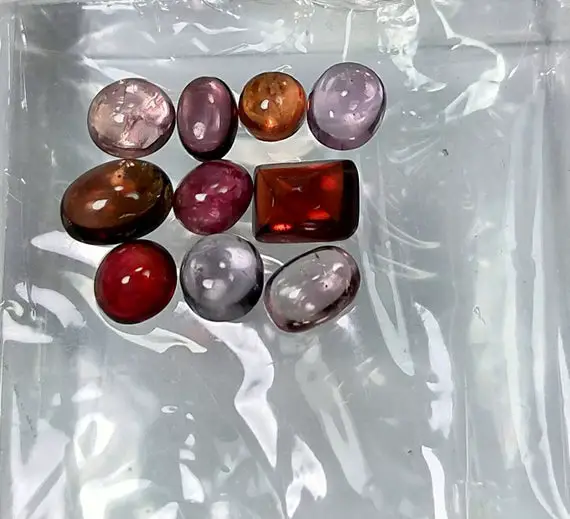 Natural Good Quality Small Sized Multicolore Spinel Cabochons