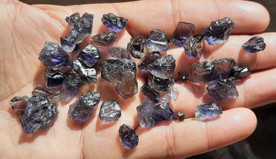 Natural Iolite Rough Gemstone,real Iolite Raw Material,iolite Gemstone,iolite Specimens,iolite Slices,iolite Big Size Raw Slices For Jewelry