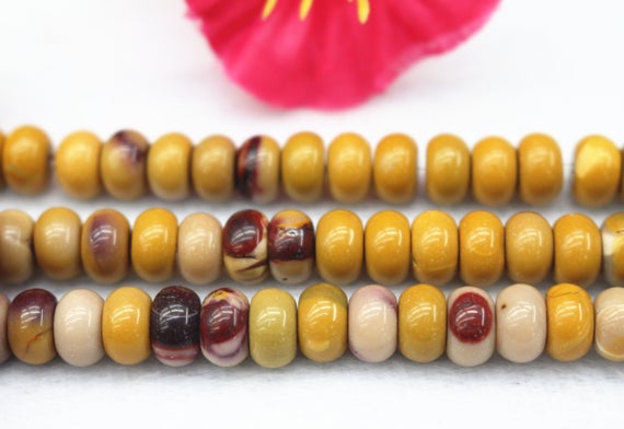 Natural Mookaite Jasper Round Beads,4x6mm 5x8mm Mookaite Jasper Rondelle Beads,mookaite Beads Wholesale Supply,15" Strand