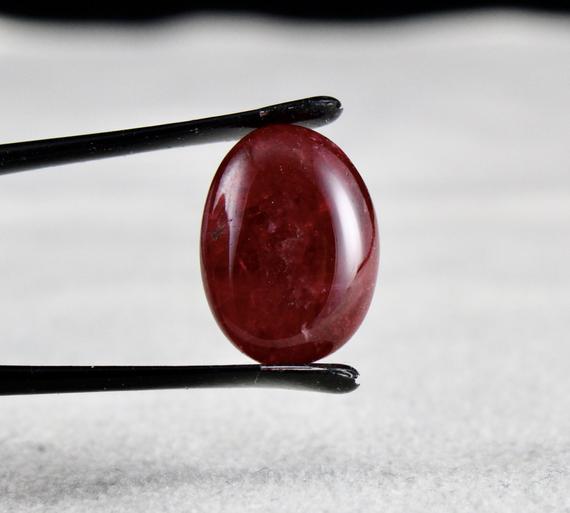 Natural Red Spinel Cabochon 18x13 Mm Fancy 16.12 Carats Gemstone Ring Pendant