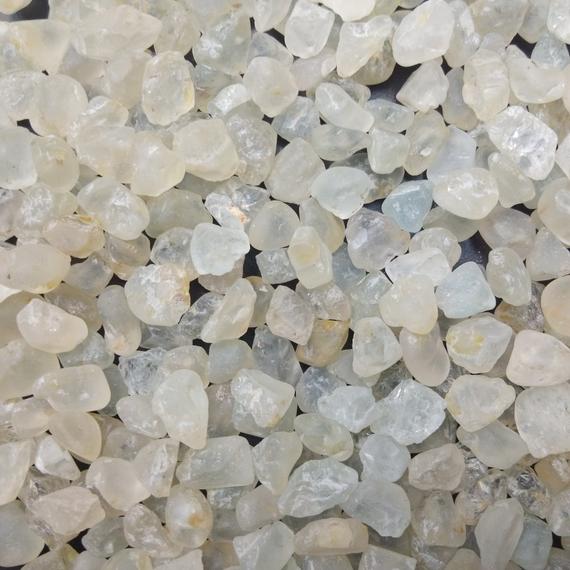 Natural White Topaz Tumbled Rough Gemstone/white Topaz Raw Gemstone/raw Material For Ring,earing,pendent,necklace Making/wholesale Price