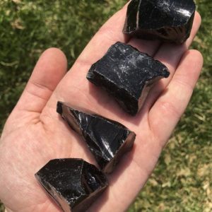 Shop Raw & Rough Obsidian Stones! Black Obsidian Stone – Raw Black Obsidian Crystal from Mexico – Rough Obsidian Healing Crystal – Natural Rough Black Obsidian from Mexico | Natural genuine stones & crystals in various shapes & sizes. Buy raw cut, tumbled, or polished gemstones for making jewelry or crystal healing energy vibration raising reiki stones. #crystals #gemstones #crystalhealing #crystalsandgemstones #energyhealing #affiliate #ad