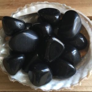 Black Obsidian Gemstone Small tumbled stone, Spiritual Stone, Healing Stone, Healing Crystal, Chakra | Natural genuine stones & crystals in various shapes & sizes. Buy raw cut, tumbled, or polished gemstones for making jewelry or crystal healing energy vibration raising reiki stones. #crystals #gemstones #crystalhealing #crystalsandgemstones #energyhealing #affiliate #ad
