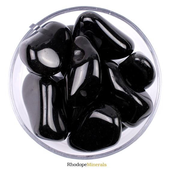 Black Obsidian Tumbled Stone, Black Obsidian, Tumbled Stones, Stones, Crystals, Rocks, Gifts, Gemstones, Gems, Zodiac Crystals, Healing