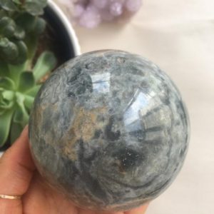 Shop Ocean Jasper Shapes! Large Ocean Jasper Sphere | Natural genuine stones & crystals in various shapes & sizes. Buy raw cut, tumbled, or polished gemstones for making jewelry or crystal healing energy vibration raising reiki stones. #crystals #gemstones #crystalhealing #crystalsandgemstones #energyhealing #affiliate #ad
