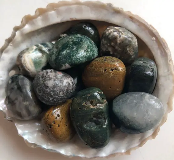 Ocean Jasper Small Tumbled Stone, Healing Stone, Healing Crystals,chakra Stone, Spiritual Stone