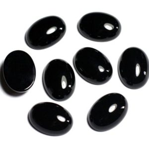 Shop Onyx Cabochons! 2pc – Cabochon Pierre Onyx noir Ovale 14x10mm – 7427039743266 | Natural genuine stones & crystals in various shapes & sizes. Buy raw cut, tumbled, or polished gemstones for making jewelry or crystal healing energy vibration raising reiki stones. #crystals #gemstones #crystalhealing #crystalsandgemstones #energyhealing #affiliate #ad