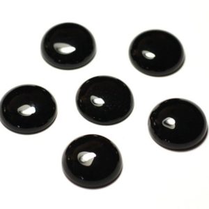 Shop Onyx Round Beads! 1pc – Cabochon Pierre Onyx Noir Rond 20mm – 7427039741941 | Natural genuine round Onyx beads for beading and jewelry making.  #jewelry #beads #beadedjewelry #diyjewelry #jewelrymaking #beadstore #beading #affiliate #ad