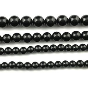 Shop Onyx Round Beads! Black Onyx Beads, Natural Gemstone Beads, Round Stone Beads 4mm 6mm 8mm 10mm 12mm 14mm | Natural genuine round Onyx beads for beading and jewelry making.  #jewelry #beads #beadedjewelry #diyjewelry #jewelrymaking #beadstore #beading #affiliate #ad