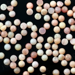 Shop Opal Stones & Crystals! Pink Opal Cabochon 4mm round – per stone | Natural genuine stones & crystals in various shapes & sizes. Buy raw cut, tumbled, or polished gemstones for making jewelry or crystal healing energy vibration raising reiki stones. #crystals #gemstones #crystalhealing #crystalsandgemstones #energyhealing #affiliate #ad