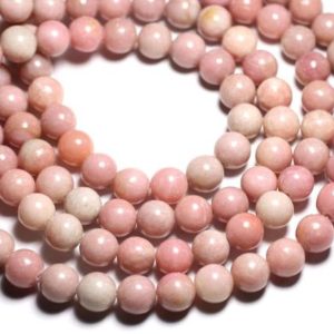 Shop Opal Bead Shapes! Fil 39cm 33pc env – Perles de Pierre – Opale Rose Boules 12mm | Natural genuine other-shape Opal beads for beading and jewelry making.  #jewelry #beads #beadedjewelry #diyjewelry #jewelrymaking #beadstore #beading #affiliate #ad