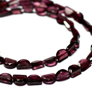 Shop Pearl Faceted Beads! Fil 39cm 62pc env – Perles de Pierre Grenat – Demi Lune Facettées 6x4mm | Natural genuine faceted Pearl beads for beading and jewelry making.  #jewelry #beads #beadedjewelry #diyjewelry #jewelrymaking #beadstore #beading #affiliate #ad