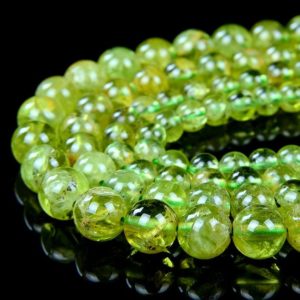 Genuine Natural Peridot Rare Gemstone Grade AA Green 2mm 3mm 4mm 5mm 6mm Round Loose Beads (168) | Natural genuine beads Peridot beads for beading and jewelry making.  #jewelry #beads #beadedjewelry #diyjewelry #jewelrymaking #beadstore #beading #affiliate #ad