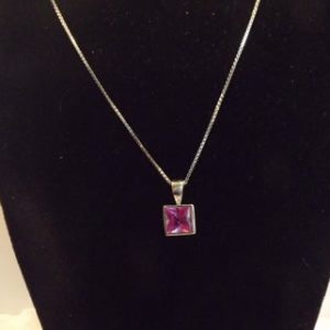 Shop Pink Sapphire Necklaces! Princess Pink Sapphire Necklace | Natural genuine Pink Sapphire necklaces. Buy crystal jewelry, handmade handcrafted artisan jewelry for women.  Unique handmade gift ideas. #jewelry #beadednecklaces #beadedjewelry #gift #shopping #handmadejewelry #fashion #style #product #necklaces #affiliate #ad