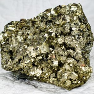 Shop Raw & Rough Pyrite Stones! Pyrite Cluster 3.62 pounds | Natural genuine stones & crystals in various shapes & sizes. Buy raw cut, tumbled, or polished gemstones for making jewelry or crystal healing energy vibration raising reiki stones. #crystals #gemstones #crystalhealing #crystalsandgemstones #energyhealing #affiliate #ad