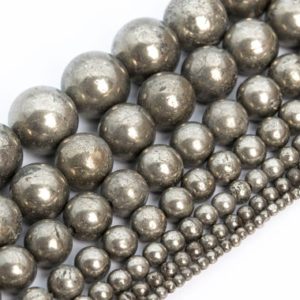 Shop Pyrite Beads! Copper Pyrite Beads Genuine Natural Grade AAA Gemstone Round Loose Beads 2MM 3MM 4MM 6MM 8MM 10MM Bulk Lot Options | Natural genuine beads Pyrite beads for beading and jewelry making.  #jewelry #beads #beadedjewelry #diyjewelry #jewelrymaking #beadstore #beading #affiliate #ad