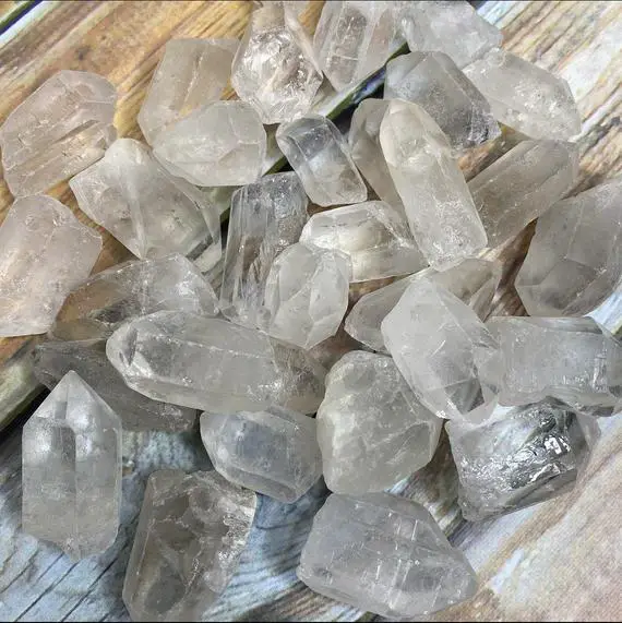 Raw Clear Quartz Crystal Points