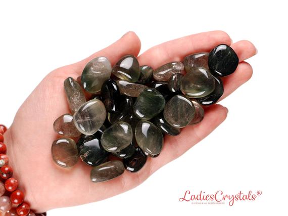 Actinolite Tumbled Stone, Actinolite, Tumbled Stones, Stones, Crystals, Rocks, Gifts, Gemstones, Gems, Zodiac Crystals, Healing Crystals