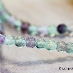S/ Rainbow Fluorite 4mm/ 6mm Round Beads 16" Strand Multi-color Fluorite Beads Transparent Semi-precious Stone Not Dyed For Jewelry Making S/ Rainbow Fluorite 4mm/ 6mm Round Beads 16" Strand Multi-color Fluorite Beads Transparent Semi-precious Stone Not Dyed For Jewelry Making